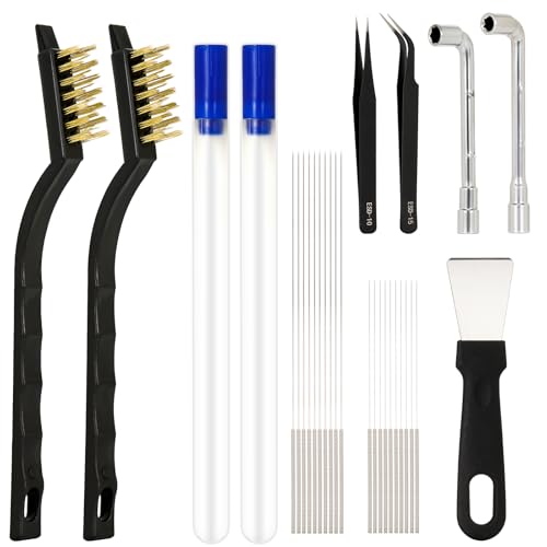 DOLLAR BOSS 29 Pcs 3D Printer Nozzle Cleaning Kit, 3D Printer Accessories - size: 29 Pcs Nozzle Cleaning Kit