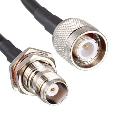 uxcell RG58 RF Coaxial Cable TNC Male to TNC Female Pigtail Jumper Cable 20 Inch 2pcs