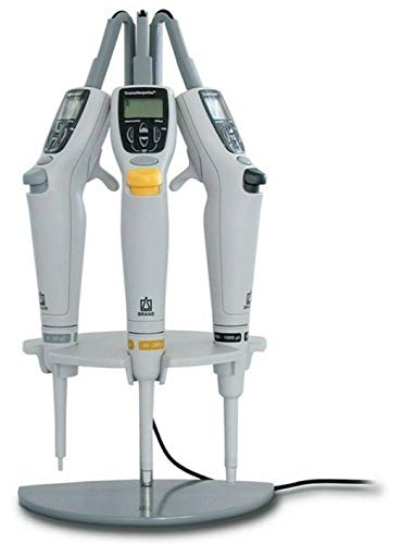 Brandtech 705392 Charging Stand for Transferpette Electronic, Holds 3 SC pipettes