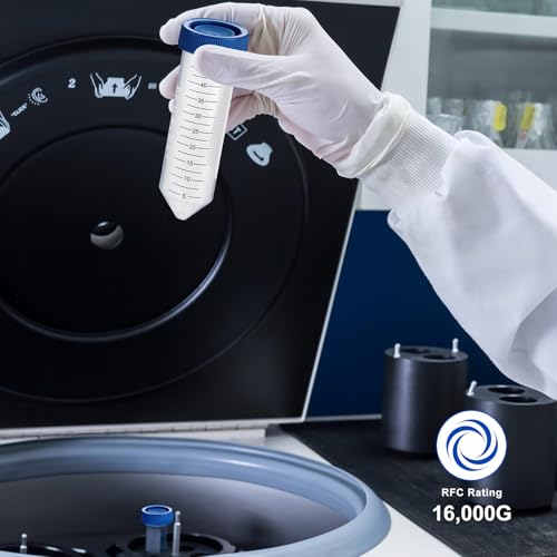 50ml Centrifuge Tubes, 16000 RCF, Plug Seal Caps, Racked, 25Pcs - size: 50ml-Plug Seal Cap