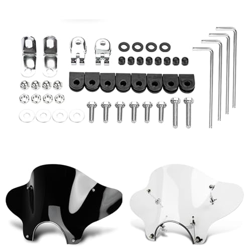 PSLER 7/8" Cruiser Windshield Mounting Kit for Universal Motorcycle