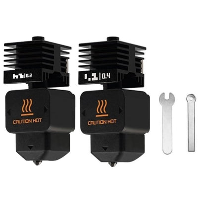 2PCS 0.4mm 0.2mm H2D/H2S/H2C/A1/A1 Mini Hotend Kit All Metal - color: For H2D/H2S/H2C