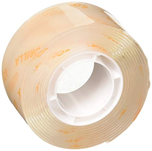 Gorilla Tough and Clear Mounting Tape, Double-Sided, 1" x 60", Clear - 24 Pack - size: 6 - Pack