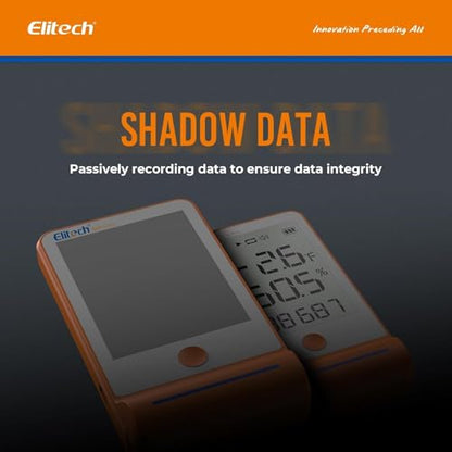 Elitech GSP-6 Dual Probe Bluetooth Temperature Humidity Data Logger - color: Temperature and Humidity Probes, size: GSP-6 Bluetooth Series