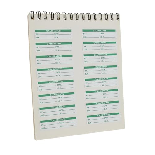 SPI 14-101-0 Removable Adhesive Calibration Labels: 2" x 1/2", Green on White (160 Count) - style: Calibration