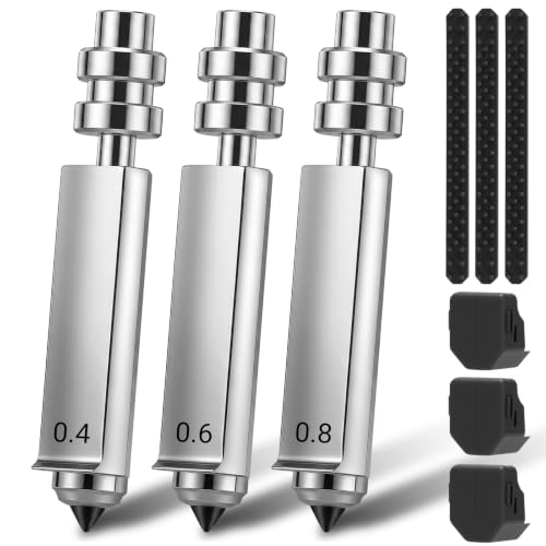 for Anycubic Kobra X/Kobra 4 Quick-Swap Hardened Steel Nozzle-0.4/0.6/0.8mm
