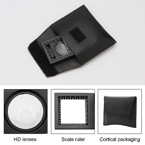 Rongon 10X 28MM Pocket Magnifier Small Folding Jewelers Loupe - size: 4