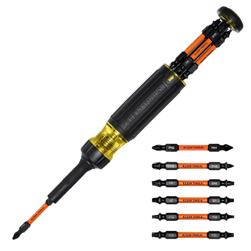 Klein Tools 32313HD 13-in-1 Multi-bit Ratcheting Screwdriver - size: 13-in-1, Impact Rated