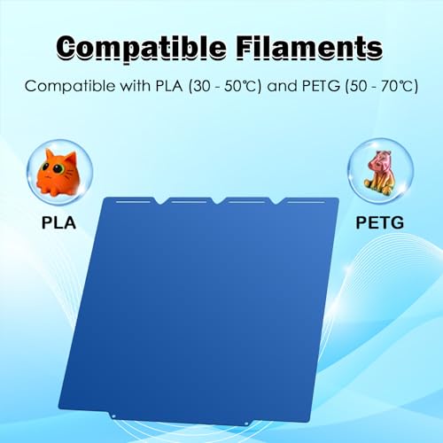 Cool Build Plate for Snapmaker U1 Blue Double Sided Smooth Board - size: For Snapmaker U1