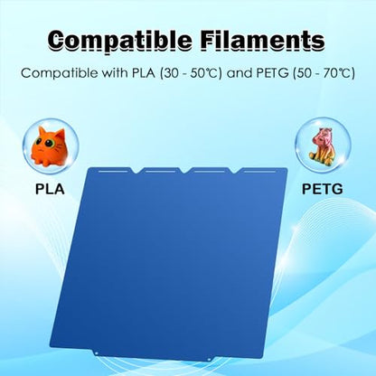 Cool Build Plate for Snapmaker U1 Blue Double Sided Smooth Board - size: For Snapmaker U1