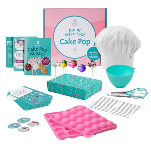 Tovla Jr. Kids Cake Pop Maker Kit | Real Reusable Baking Tools | Ages 6-12 - style: Cake Pop Making Kit