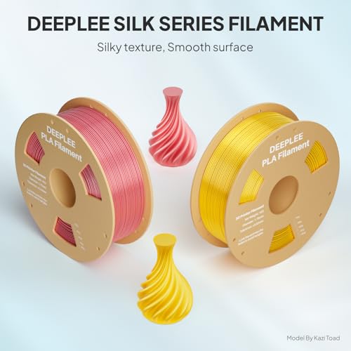 Silk PLA 3D Printer Filament 1.75mm 1kg, Silk Gold PLA - color: 1*silk Gold