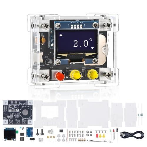 DIY Electronic Level Soldering Project Kit with 1.3" OLED Display