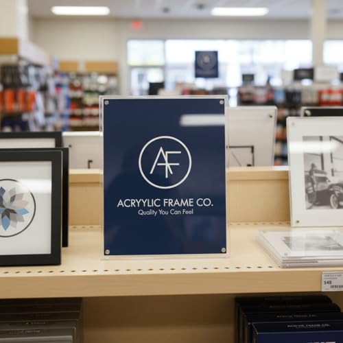 Azar Displays 104436 8.5-Inch by 11-Inch Block Frame - Luxury Handcrafted - size: 8.5 in x 11 in Vertical/Horizontal