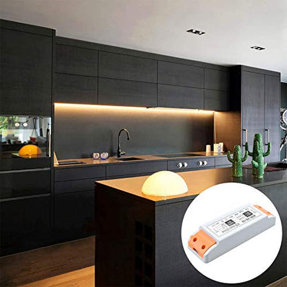 Lustaled DC 12V LED Power Supply Driver, 36W 110V AC to 12V DC Transformer 12 Volt Constant Voltage Switching Converter Waterproof for LED Strip Lights, CCTV Camera, Junction Box (2-Pack) - style: 36W 12V - 2 Pack