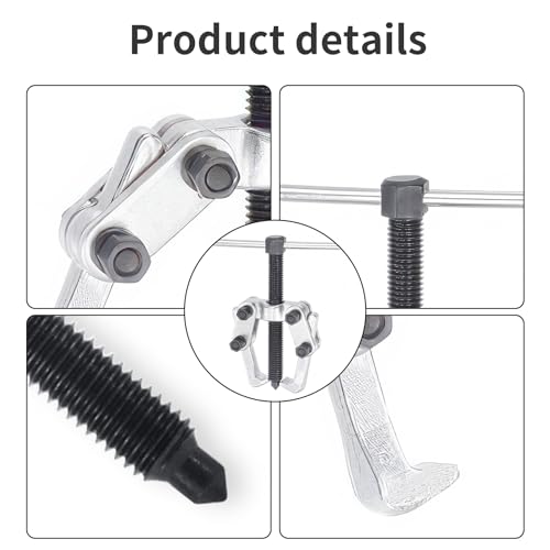2 Jaw 2.25in/60mm Universal Bearing Gear Pullers - size: Mini 2Jaw 0.4-2.25 In