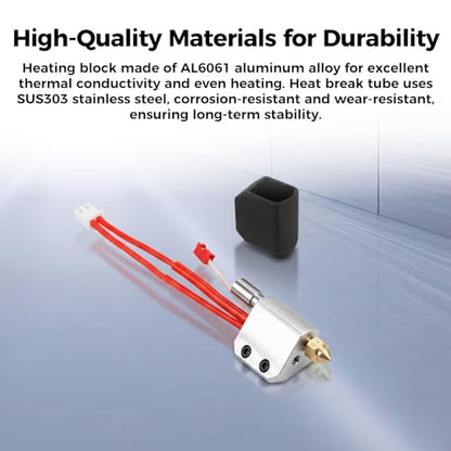 Creality Official CR M4 Hotend Kit, Upgrade Aluminum Heating Block Kit, Quick Swap Nozzle Kit, High-Temperature High Speed Corrosion-Resistant Hot End for Creality CR-M4 3D Printer - style: CR-M4