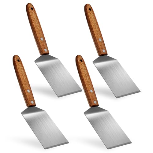 Murtenze 4 Pack Small Brownie Cookie Spatula, Metal Turner