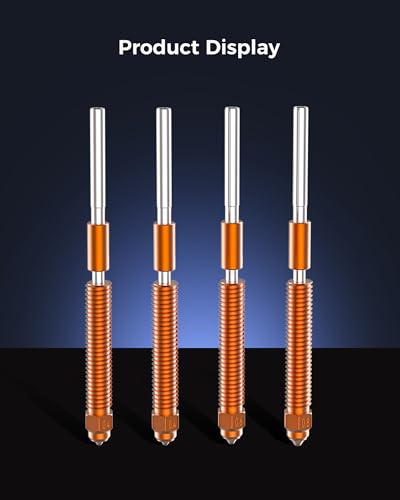 Creality K2 Plus Hardened Steel Nozzles, 4pcs Unicorn Quick-Swap Nozzle - size: 0.4/0.6/0.8mm(K2 series)