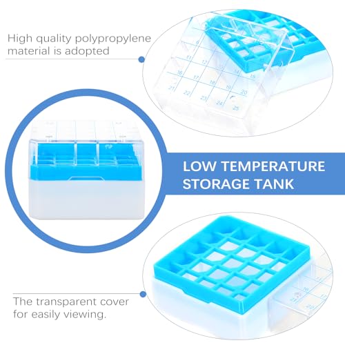 iplusmile 25 Grid pc Cryovial Storage Box Freezer Box