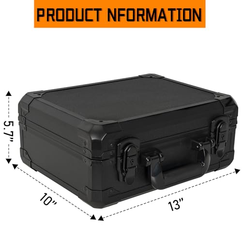 13 Inch Hard Carrying Storage Case - size: Inner：12.5''X 9.5''X 5.1''