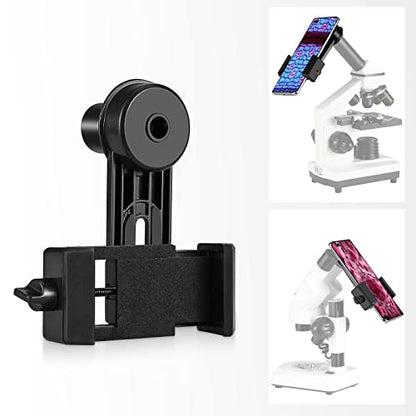 Smartphone Camera Adapter - Microscope Eyepiece Tube 23.2mm, Built-in 16X Microscope Eyepiece
