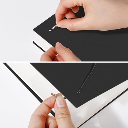 AHGXG Spiral Graph Paper Notebook, 140 Pages, B5 (7.6" x 10") - color: Black, style: B5-Graph