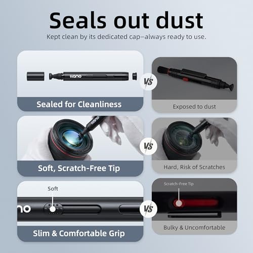 llano 2-in-1 Lens Cleaning Pen, Camera Cleaning Kit