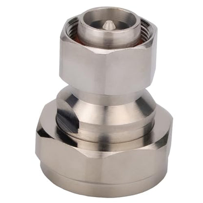 4.3/10 Mini Din Male to 7/16 L29 Male Adapter 4.3-10 MiniDIN to Din Adaptor Low PIM 160dBc - color: 4.3-10 Male to 7/16 Male