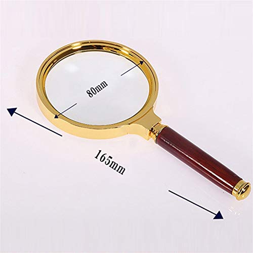 20x HD Handheld Magnifying Glass, Suitable for Children and Elderly Students to Read The Magnifying Glass