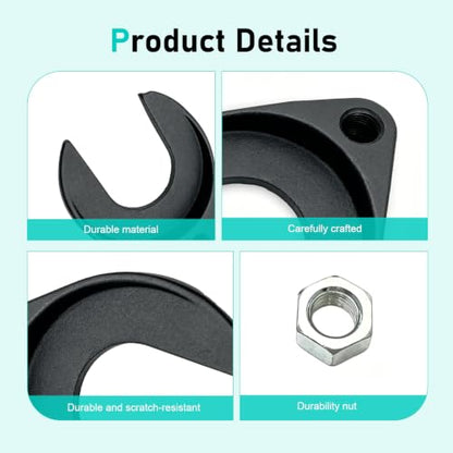 63mm Inner CV Axle Removal Tool with Nut, Carbon Steel Front Wheel Drive Axle Pulley Attachment, CV Joint Axle Removing Tool Fit for 5/8"-18 Thread Slide Hammers
