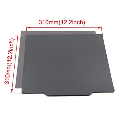 Flexible Removable Build Surface 310x310mm for 3D Printer Heated Bed (310x310mm) - size: 310x310mm