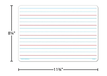 Teacher Created Resources Double-Sided Writing Dry Erase Boards (TCR77889) - style: Double-Sided Writing