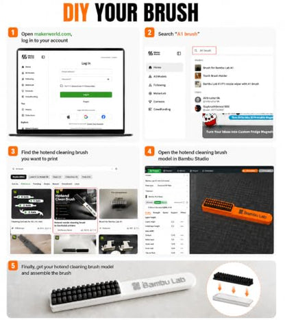 5 Pack Hotend Nozzle Kit with 0.2/0.4/0.4/0.6/0.8MM Bambu Lab H2D/H2S/H2C Combo/X2D/P2S/A1/A1mini 3D Printer, Hardened Steel Quick Swap Nozzle Replacement, High Temperature Extruder Parts - color: 5pcs black 0.2/0.4/0.6/0.8mm P2S hotend
