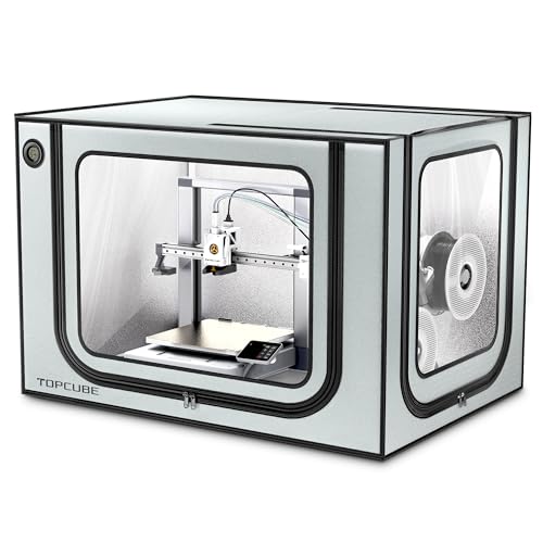TOPCUBE 3D Printer Enclosure for Bambu Lab A1 Combo with LED Light - size: A1 Combo