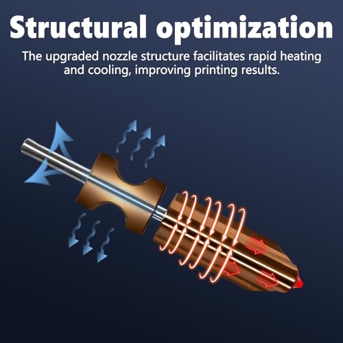 2 Pcs 0.4MM Integrated Adventurer 5X Nozzle Kit for Flashforge AD5X 3D Printer Hotend Heating Block Component with 3Pcs Silicone Socks and 2Pcs Nozzle Wipers, AD5X Accessories