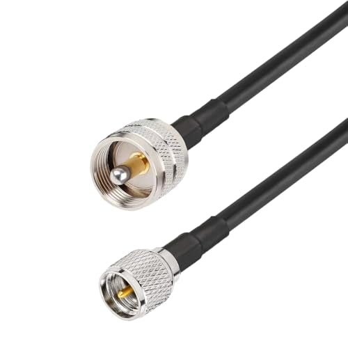 MINI-UHF Adapter MINI-UHF Male to PL259 UHF Male RG58 Cable 3.3 feet - color: UHF Male to MINI-UHF Male Cable