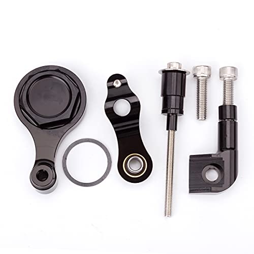 PROCNC Motorcycle CNC Aluminum Steering Damper Stabilizer Mounting Bracket Fit for Yamaha YZF R6 2006-2020 YZF R1 2006-2018 YZF1000 2006-2016