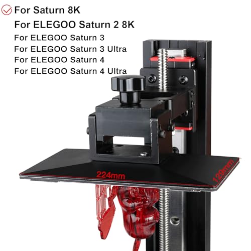 Sovol 2 Pack Resin 3D Printer Flexible Spring Steel Build Plate, 224x129mm - size: Saturn 2/3/4 (224x129mm)