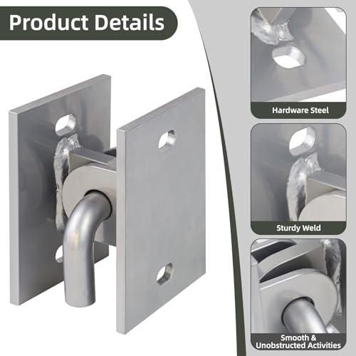 Floating Dock Hinges Hardware,Stationary Dock Connector Hinge Kit - color: Painted