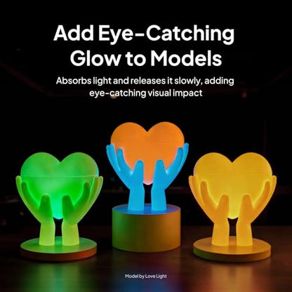 ELEGOO PLA 3D Printer Filament Glow in the Dark Green 1KG 1.75mm - color: 1pcs Glow in the Dark Green