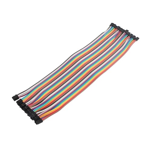 ZDE 40PCS 20cm 7.87inch Breadboard Jumper Wires Female to Female 2P Multicolored Dupont Wires 2.0mm to 2.0mm Pitch Ribbon Cable Compatible with Arduino Projects and Raspberry Pi - size: 20cm/7.87inch, style: 40pcs 2.0mm to 2.0mm
