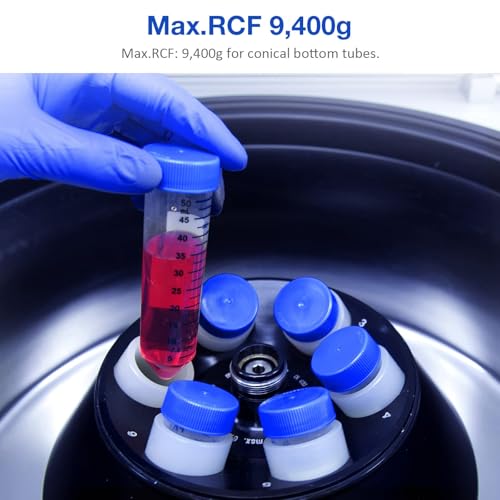 [500 Pcs] Premium 50ml Conical Centrifuge Tubes, Sterilized, Certified DNase/RNase Free, Non Pyrogenic, Clear, Polypropylene (PP) Tubes with Screw Caps. Available in Packing of 25, 250, 500.