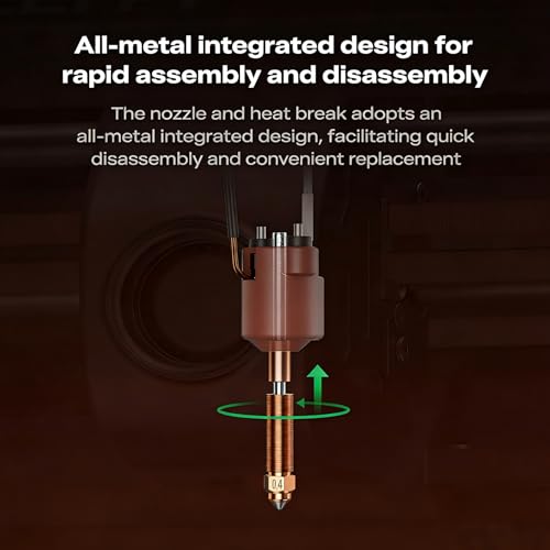 Creality K2 SE Hotend Ceramic Heating Block Kit, 300℃ High Temperature Resistance Heating Block Kit with Heat Sink and Quick Swap Nozzle for K2 SE - style: K2 SE