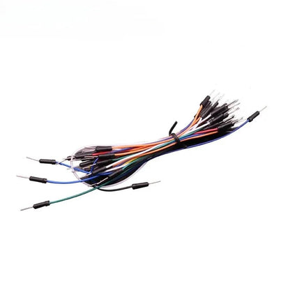 65pcs Breadboard Jumper Wires Kit - 400 Tie Points - Flexible Breadboards for Arduino Prototyping Circuit DIY Electronic Project - color: 1pcs400TieBreadboard-JumperWire65pcs