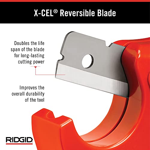 RIDGID 23488 Model PC-1250 Single Stroke Plastic Pipe and Tubing Cutter, 1/8-inch to 1-5/8-inch Pipe Cutter (Pack of 6) - size: Small (Pack of 6)