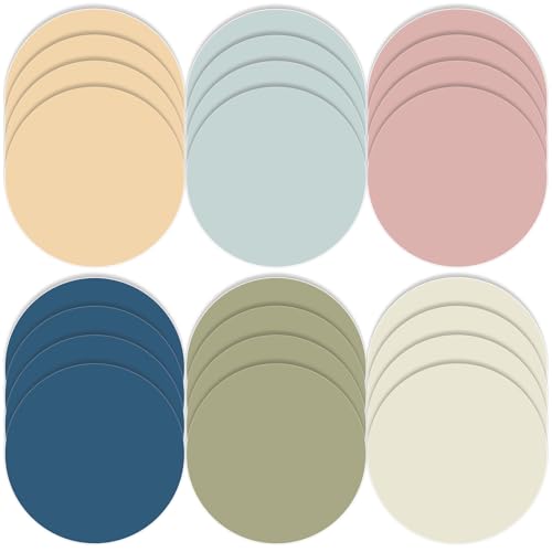 24 Pack Colorful Dry Erase Dots Circle Spot for Classroom, Bohemian Colors - color: Bohemian Colors