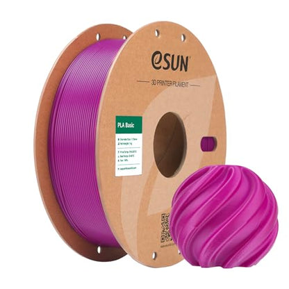 eSUN PLA Basic Filament 1.75mm 3D Printer Filament 1KG Purple - color: Purple, size: 1KG
