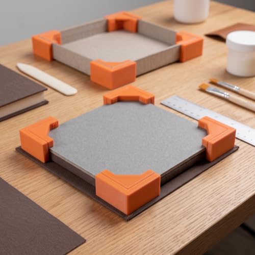 4-Pack Magnetic 90 Degree Positioning Squares for Craft Box Making
