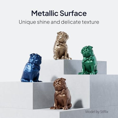 Metallic Bronze PLA Filament 1.75mm, 1kg Metal-Like - color: 1*metallic Bronze